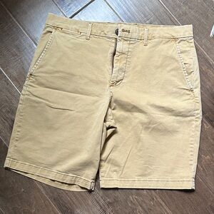 GAP Men's Tan Flat Front Shorts